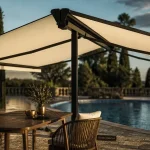 Store banne double pente 5x4 : 20 m² d’ombre sans percer la façade