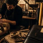 Tapissier montpellier restaurant un fauteuil ancien en atelier