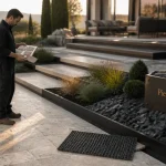 Fournisseur de pierres naturelles à Montussan : déco terrasse et allée en travertin clair