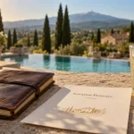 Location saisonnière Provence : terrasse et piscine près du Luberon